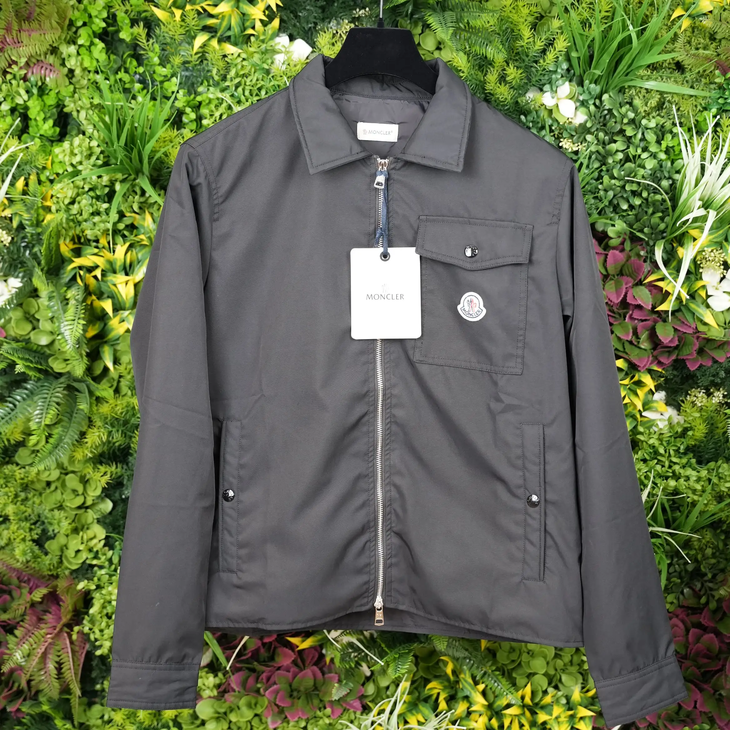 Moncler - Cotton Gabardine Black